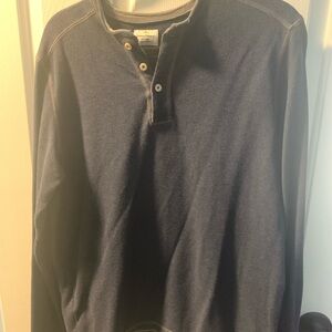 Tommy Bahama Dark Blue Henley Shirt